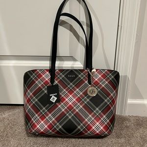 DKNY Plaid Shoulder Bag NWT - Bryant MD Tote